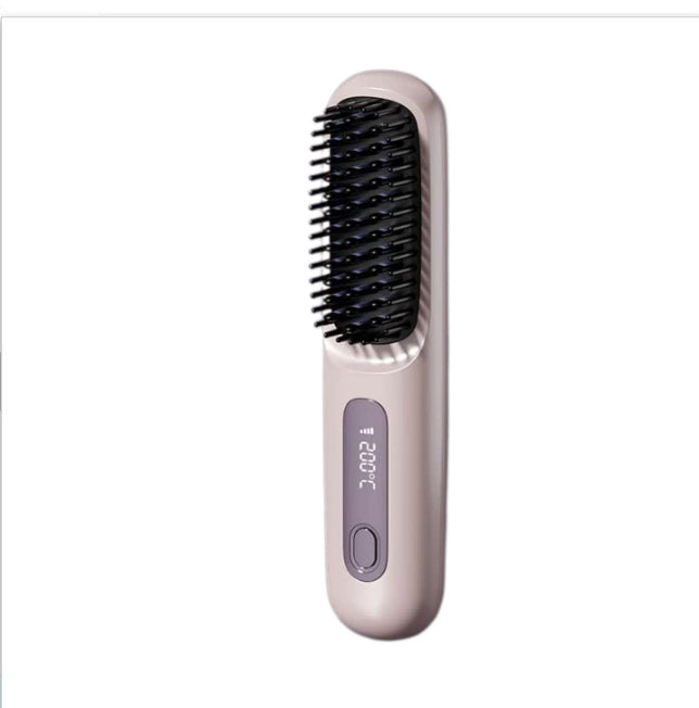 LUXSTRA™ 2-in-1 Wireless Hair Straightener Brush