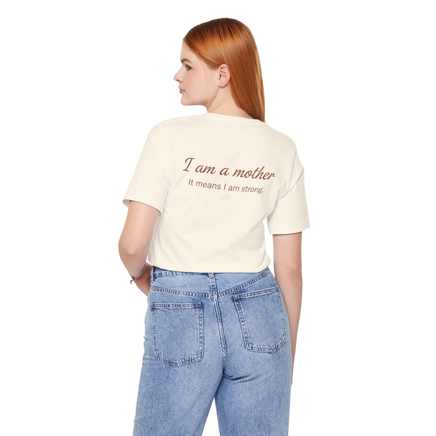 Struggling Mother Tee – "You are not alone" / "I am a mother, it means I am strong" Inspirational Women's Shirt