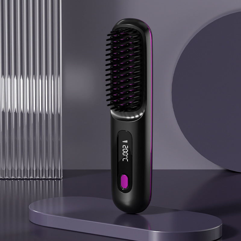 LUXSTRA™ 2-in-1 Wireless Hair Straightener Brush