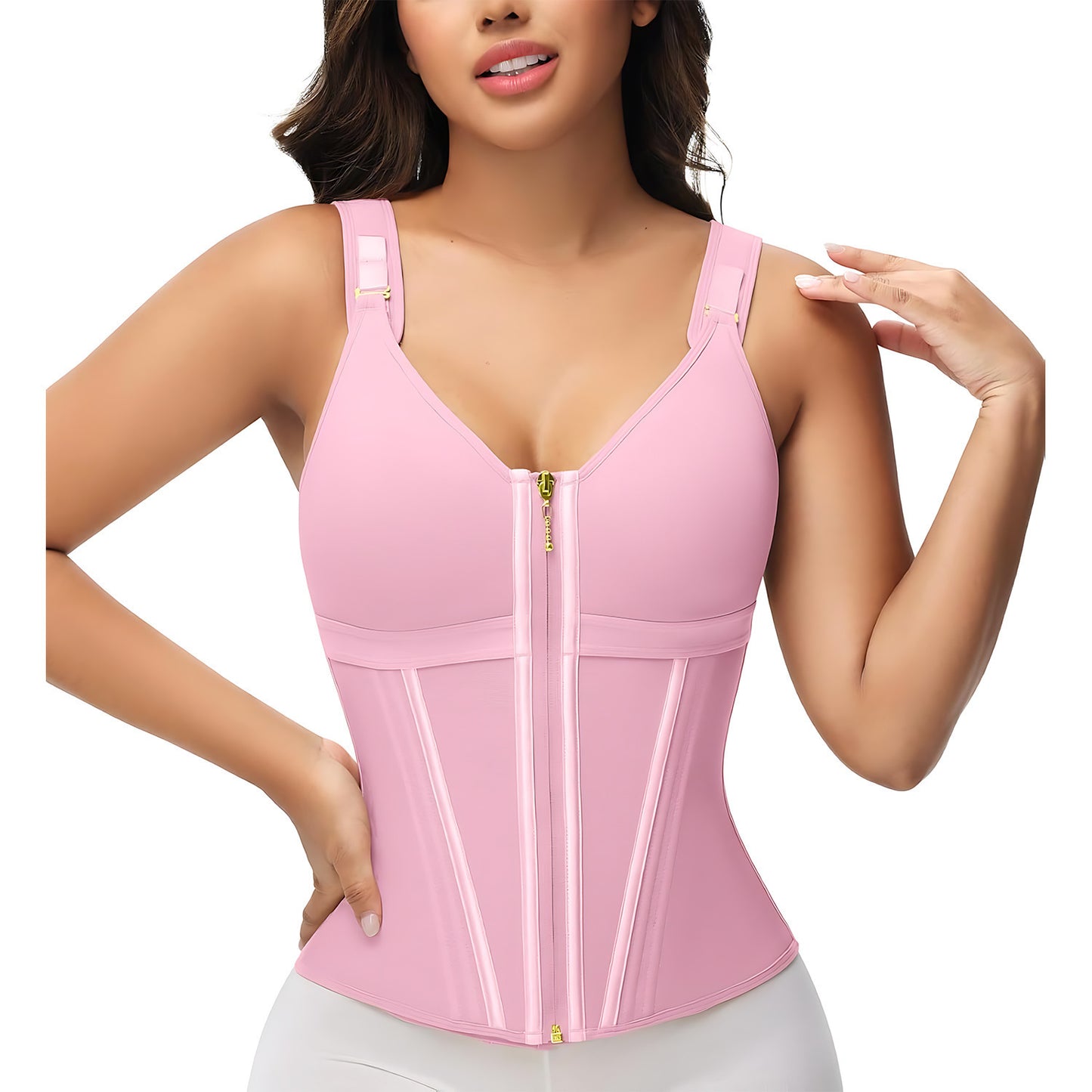 Furniche ContourForm – Triple-Breasted Slimming Mesh Corset