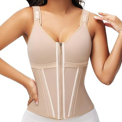 Furniche ContourForm – Triple-Breasted Slimming Mesh Corset