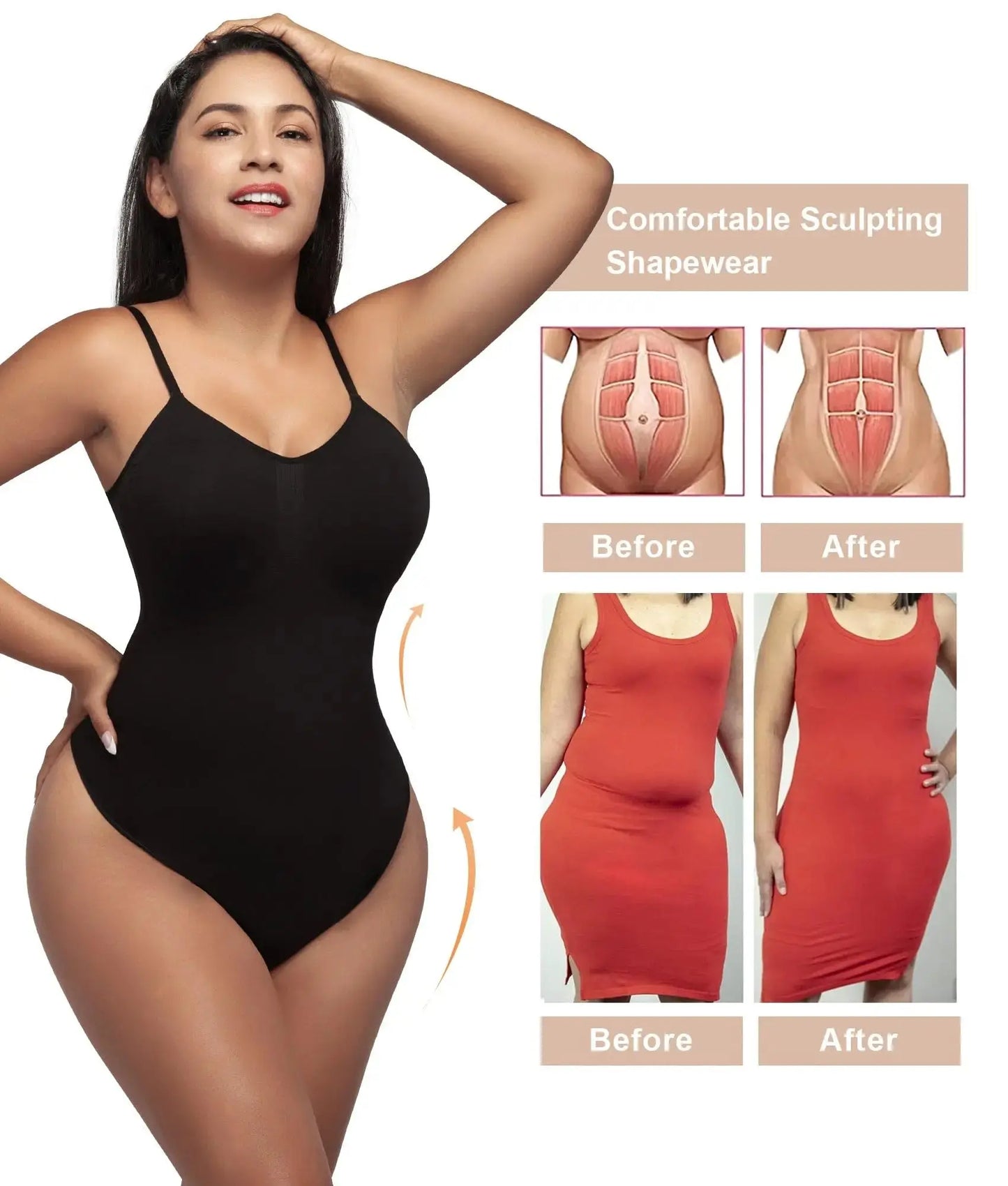 ContourLuxe™ High-Elastic Seamless Body Shaper