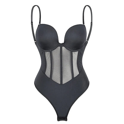 Furniche Silhouette Pro – Backless Deep V Sculpting Bodysuit