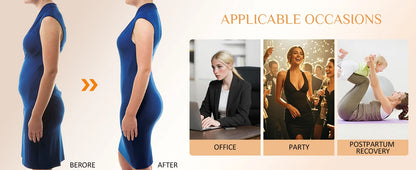 Furniche GraceForm – Black Lace Shapewear Bodysuit with Zipper Compression Fit