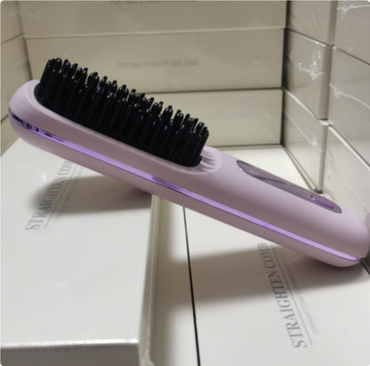 LUXSTRA™ 2-in-1 Wireless Hair Straightener Brush