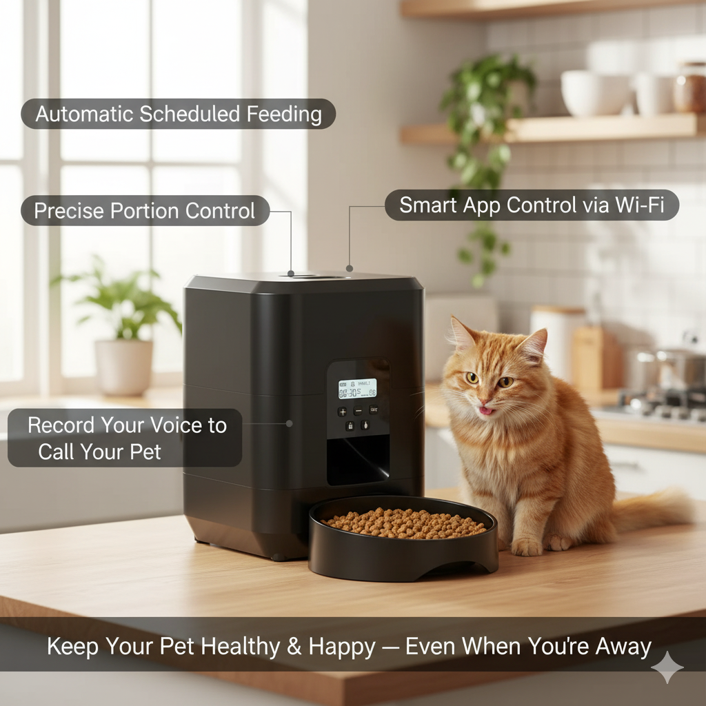 Furniche Smart Pet Feeder Automatic